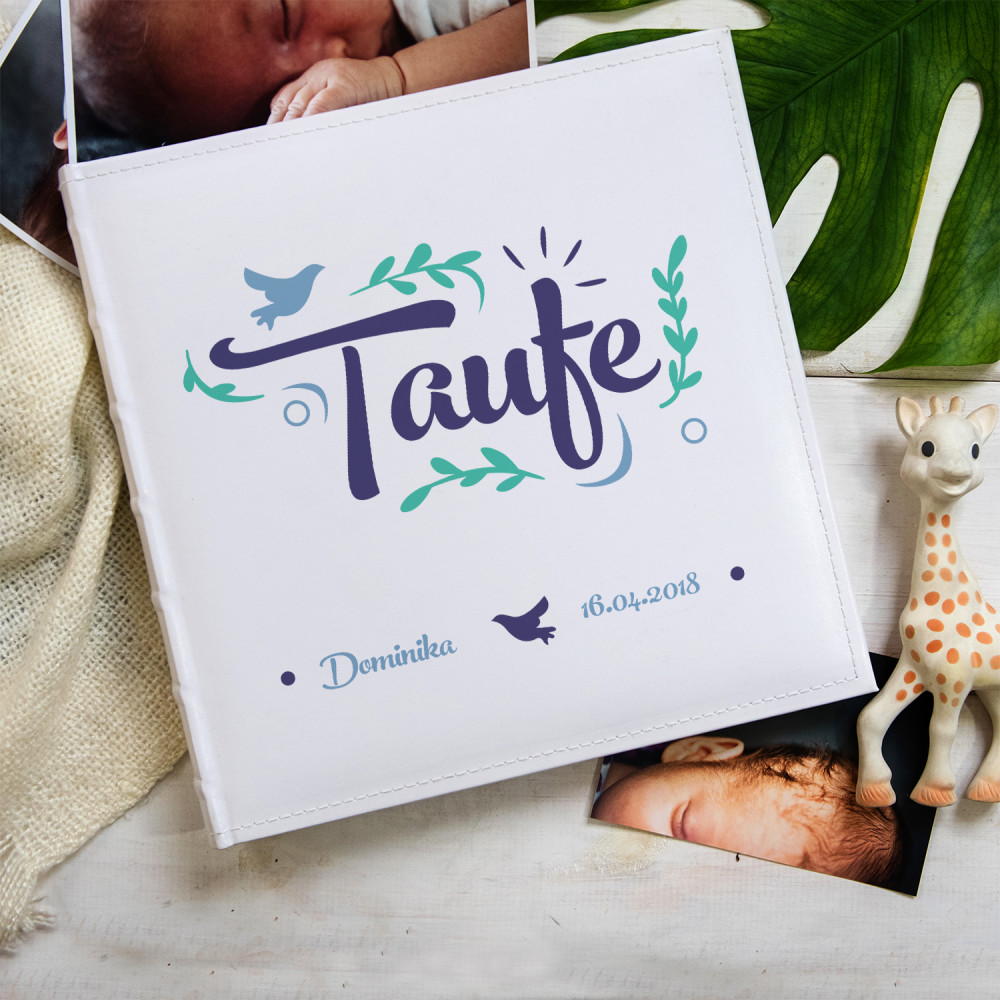 Taufe personalisiertes Fotoalbum GeschenkSpeziell.de